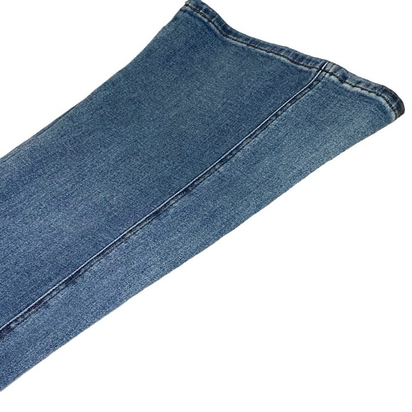 ROCK&ROLL DENIM - SZ 27 x 35” GR8 CONDITION - 10”FLARE - HIGH RISE - MED WASH B6 - Picture 4 of 13